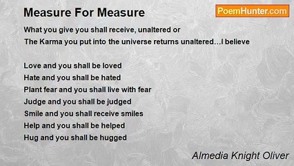 Almedia Knight Oliver - Measure For Measure