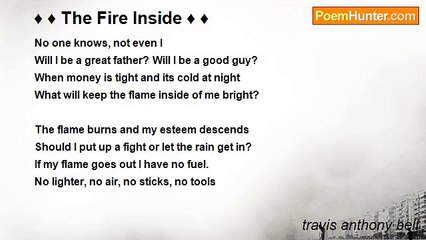travis anthony bell - ♦ ♦ The Fire Inside ♦ ♦