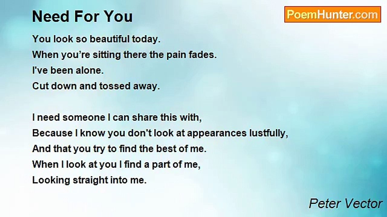Peter Vector - Need For You