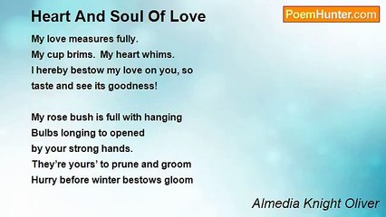 Almedia Knight Oliver - Heart And Soul Of Love