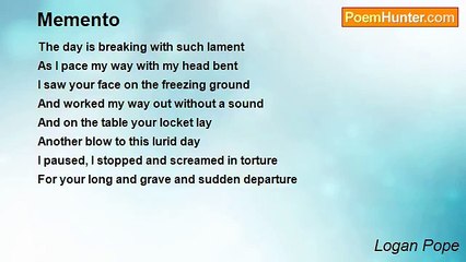 Logan Pope - Memento