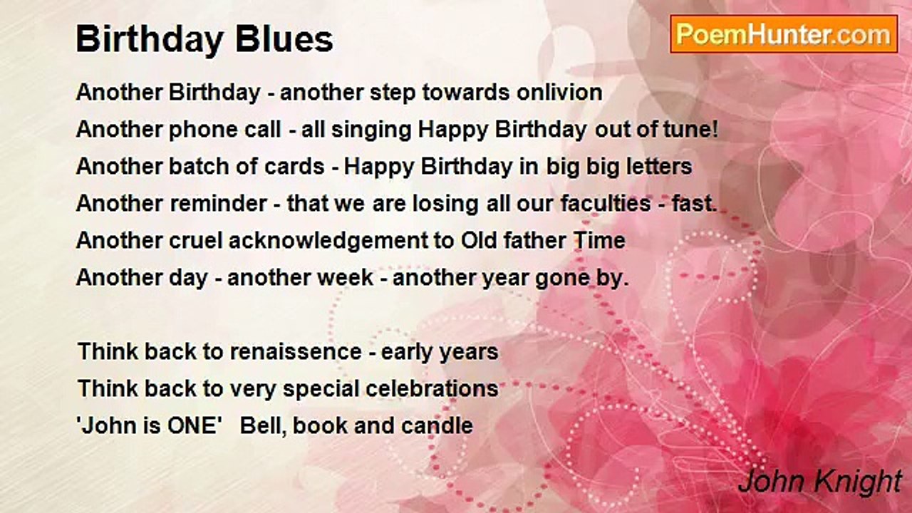 John Knight - Birthday Blues