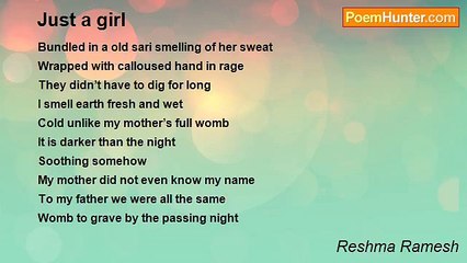 Reshma Ramesh - Just a girl