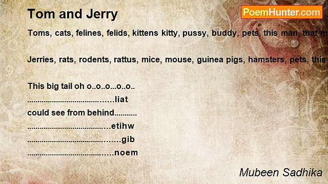 Mubeen Sadhika - Tom and Jerry