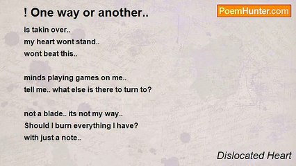 Dislocated Heart - ! One way or another..