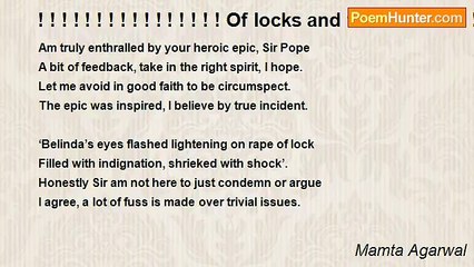 Mamta Agarwal - ! ! ! ! ! ! ! ! ! ! ! ! ! ! ! ! Of locks and thieves! ! ! ! ! ! ! ! ! ! ! ! ! ! ! ! ! !