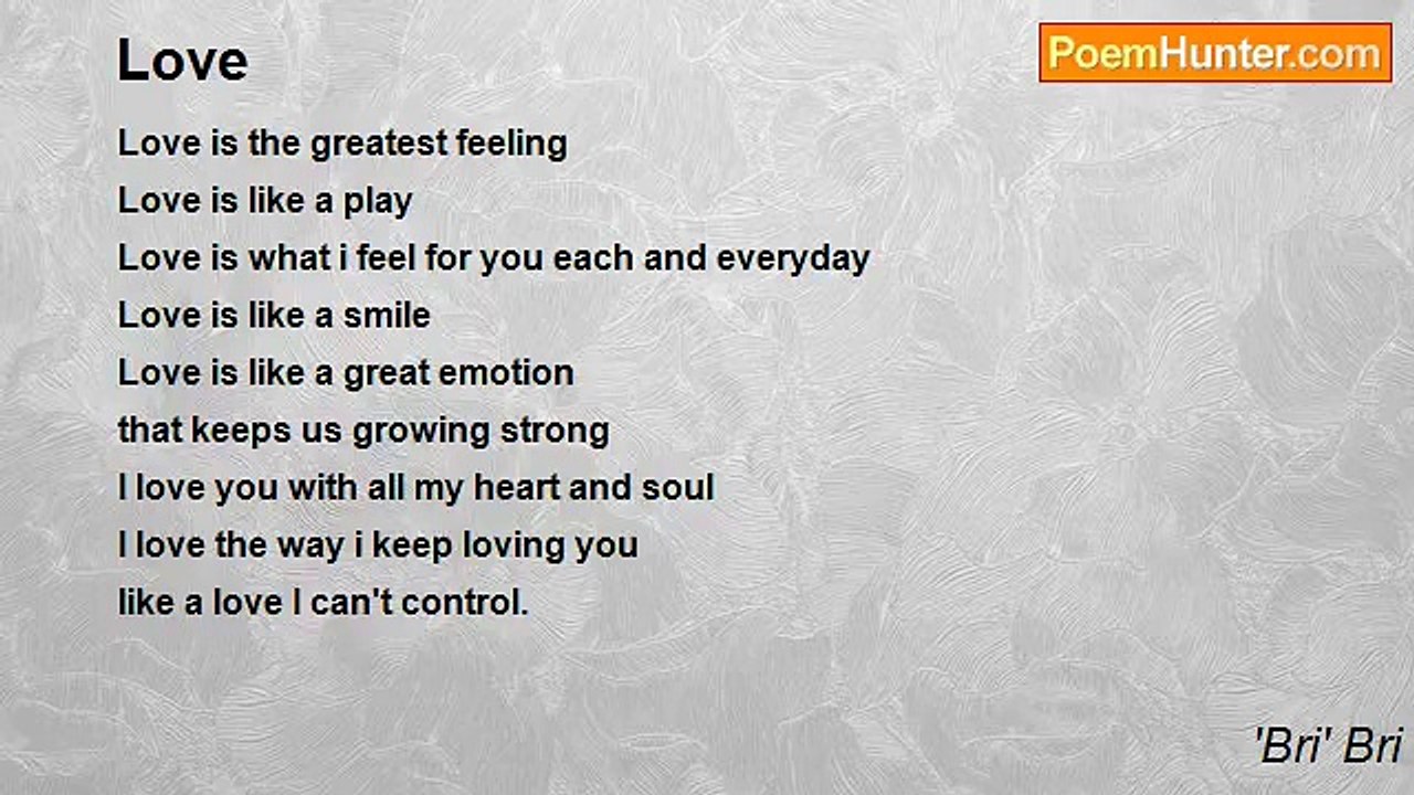 'Bri' Bri - Love