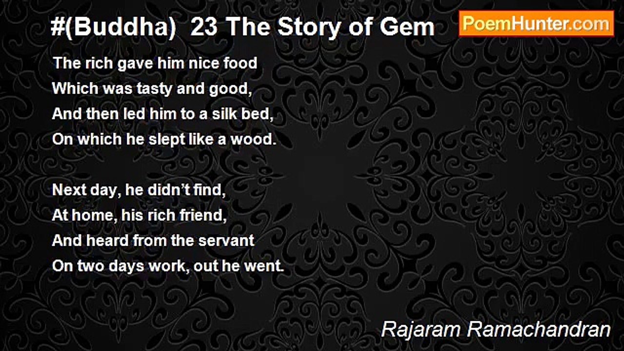 Rajaram Ramachandran - #(Buddha)  23 The Story...