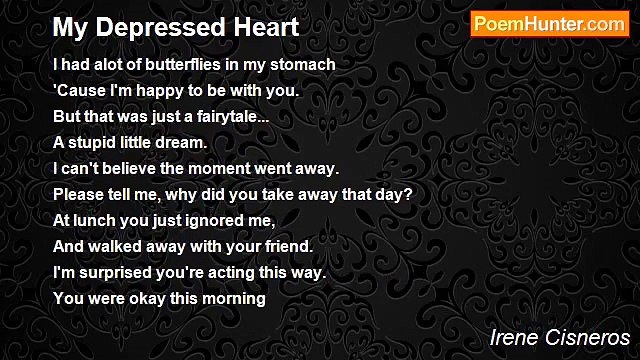 Irene Cisneros - My Depressed Heart