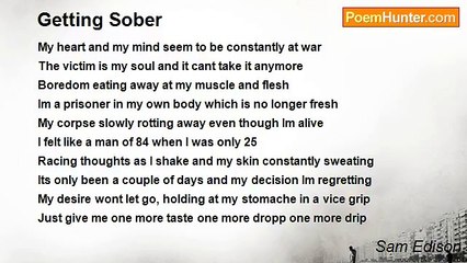 Sam Edison - Getting Sober