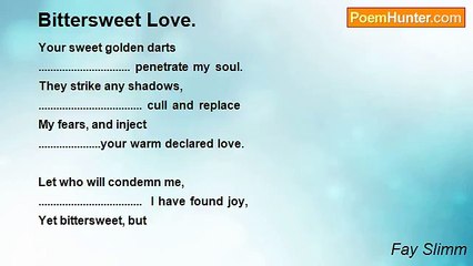 Fay Slimm - Bittersweet Love.