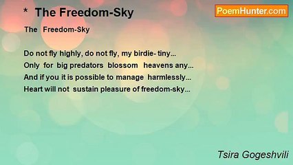 Tsira Gogeshvili - *  The Freedom-Sky