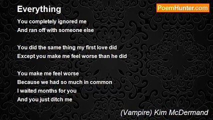 (Vampire) Kim McDermand - Everything