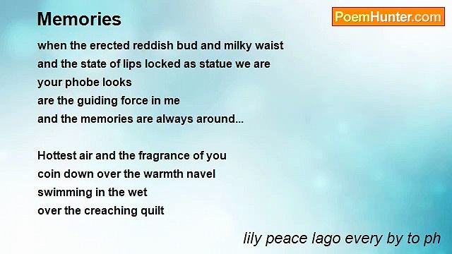 lily peace lago every by to ph - Memories
