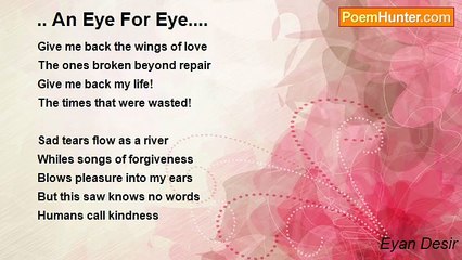 Eyan Desir - .. An Eye For Eye....