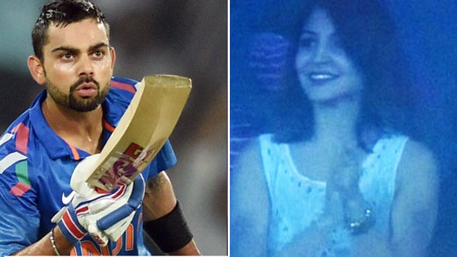 Virat Kohli Blows A KISS At Anushka Sharma