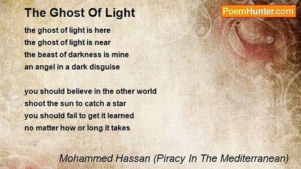Mohammed Hassan (Piracy In The Mediterranean) - The Ghost Of Light