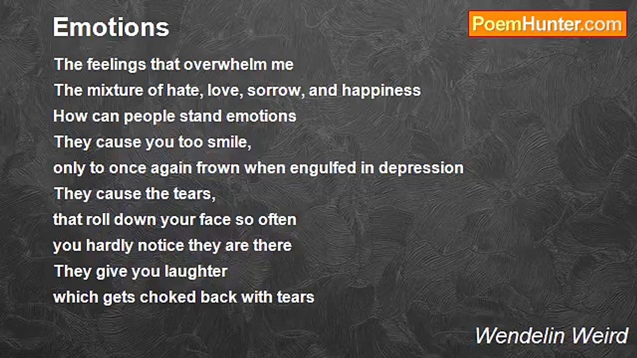 Wendelin Weird - Emotions