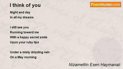 Nizamettin Esen Haymanali - I think of you