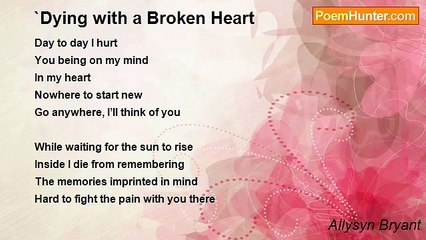 Allysyn Bryant - `Dying with a Broken Heart