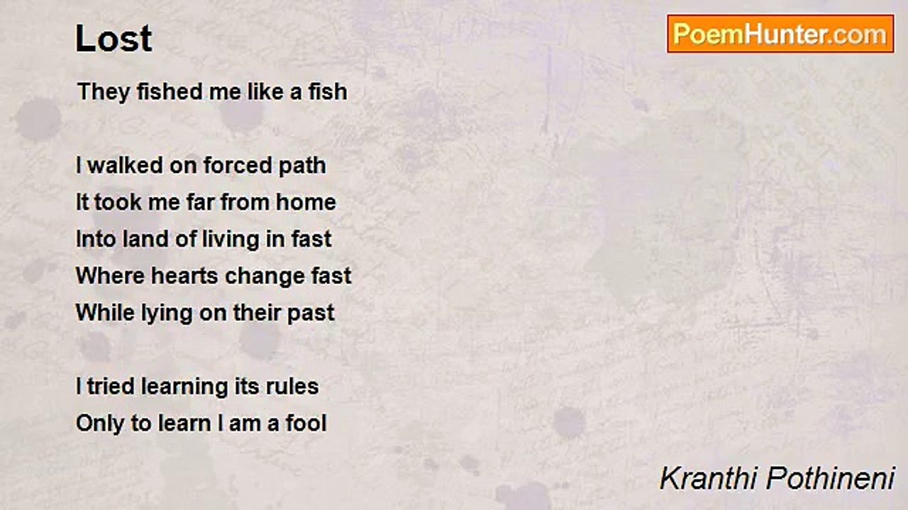 Kranthi Pothineni - Lost