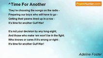 Adeline Foster - ^Time For Another