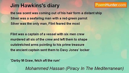 Mohammed Hassan (Piracy In The Mediterranean) - Jim Hawkins's diary