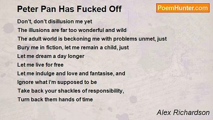 Alex Richardson - Peter Pan Has Fucked Off