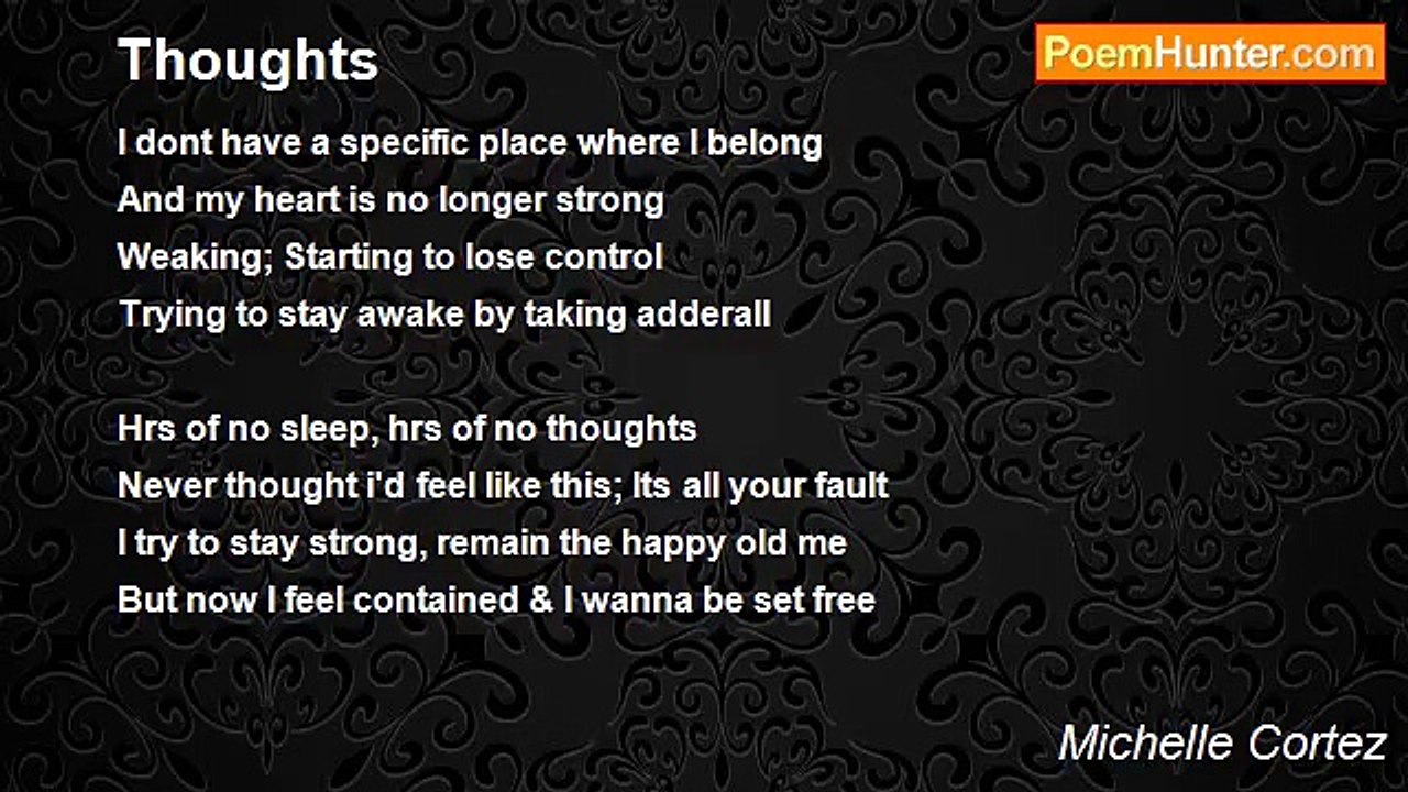 Michelle Cortez - Thoughts