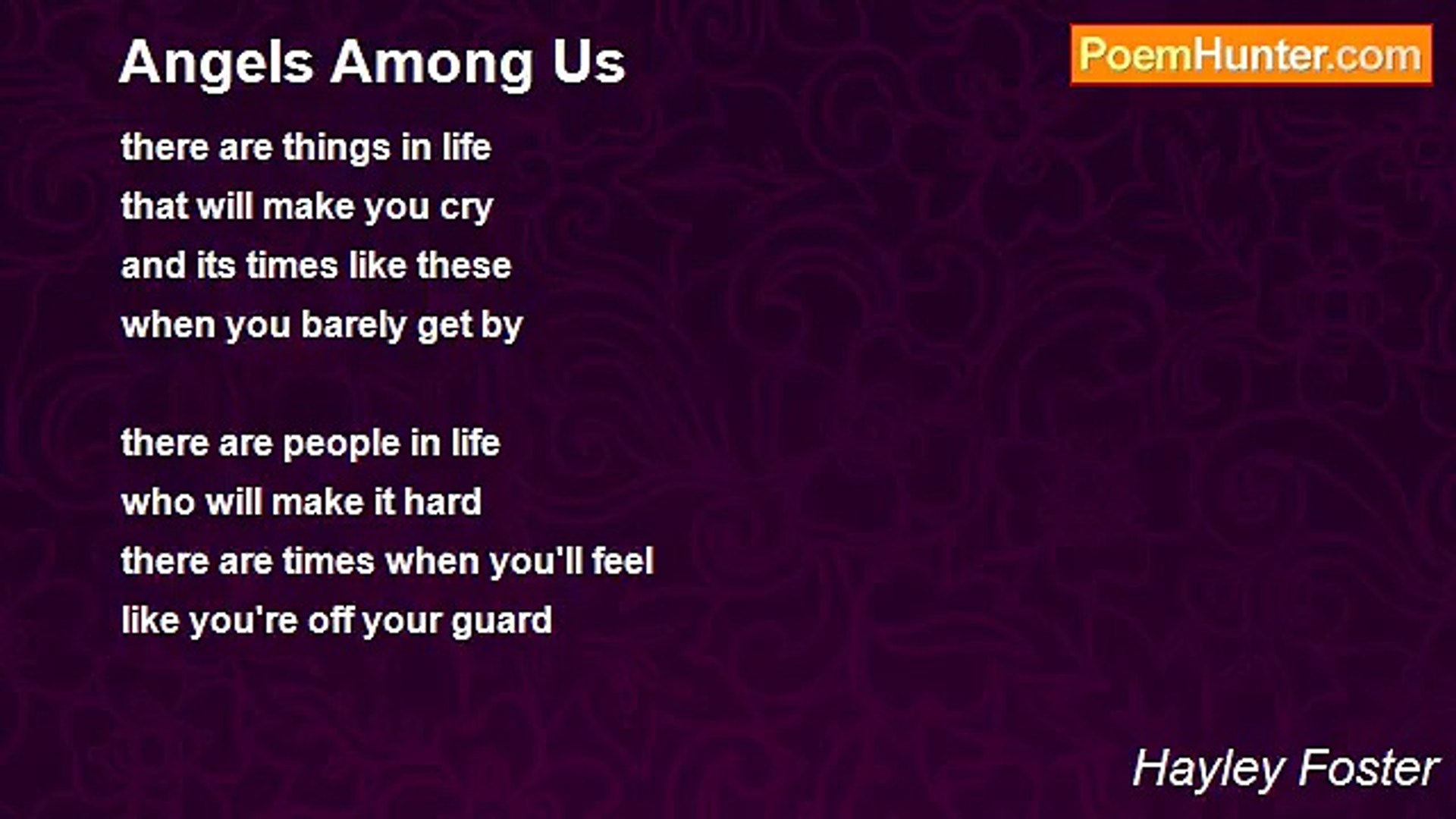 ⁣Hayley Foster - Angels Among Us