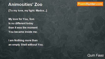 Quin Faas - Animosities' Zoo
