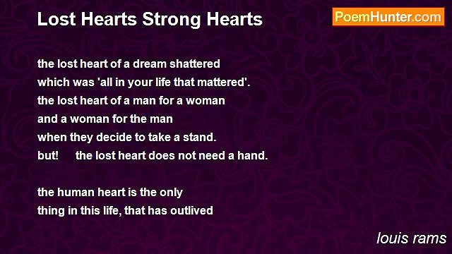 louis rams - Lost Hearts Strong Hearts