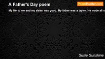 Susie Sunshine - A Father's Day poem