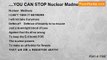 Ken e Hall - ....YOU CAN STOP Nuclear Madness!