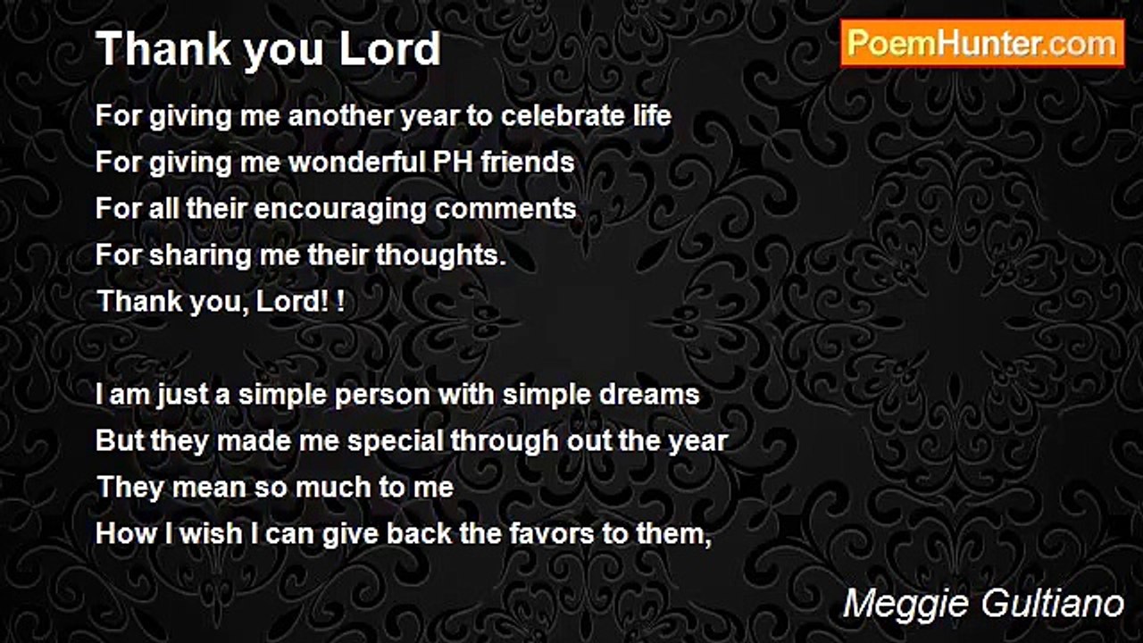 Meggie Gultiano - Thank you Lord