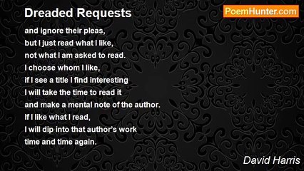 David Harris - Dreaded Requests