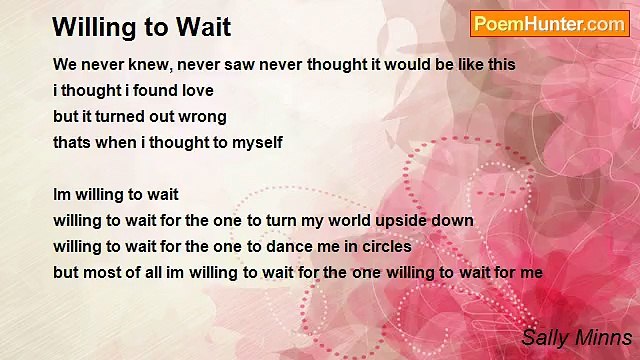 Sally Minns - Willing to Wait