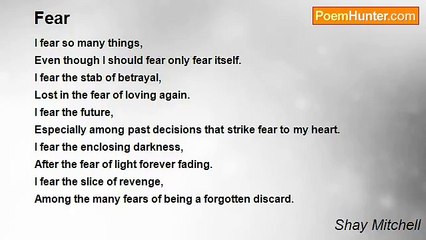 Shay Mitchell - Fear