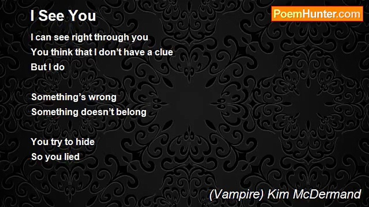 (Vampire) Kim McDermand - I See You