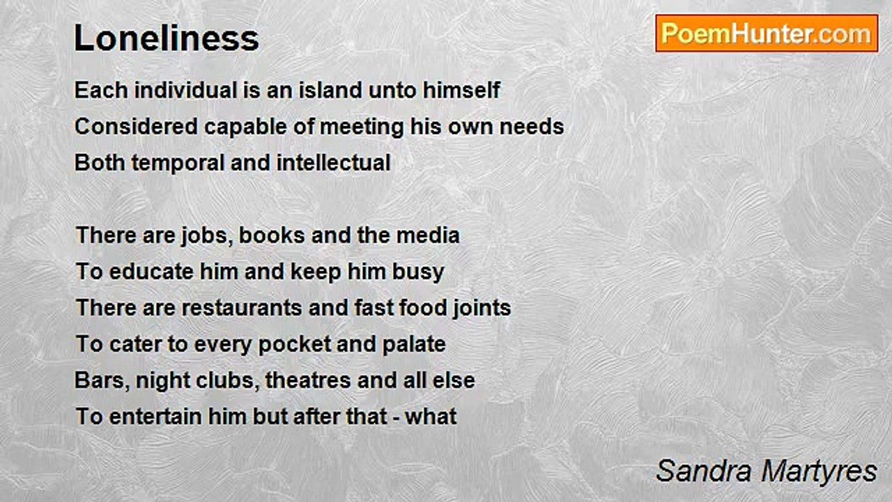 Sandra Martyres - Loneliness