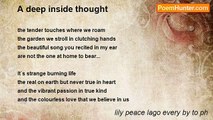 lily peace lago every by to ph - A deep inside thought