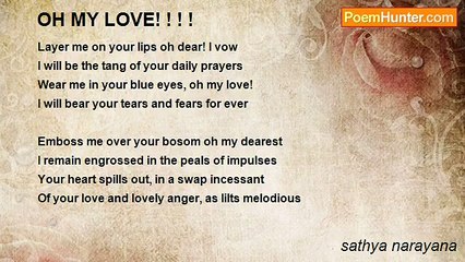 sathya narayana - OH MY LOVE! ! ! !