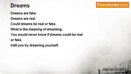 rachel bishop - Dreams