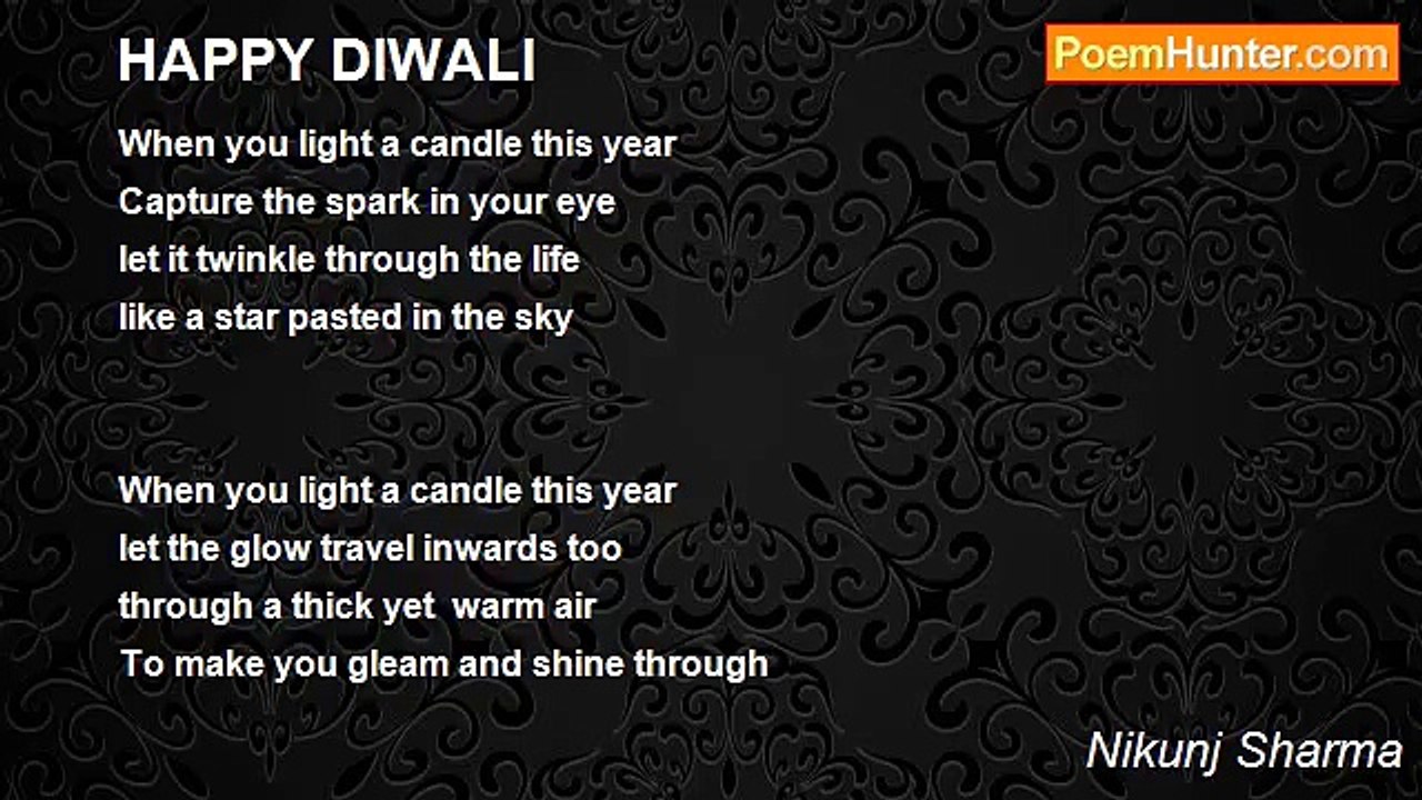 Nikunj Sharma - HAPPY DIWALI