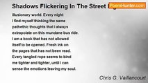 Chris G. Vaillancourt - Shadows Flickering In The Street Lights