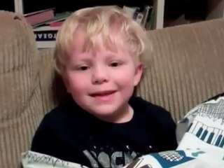 3-year-old tells terrible knock-knock jokes