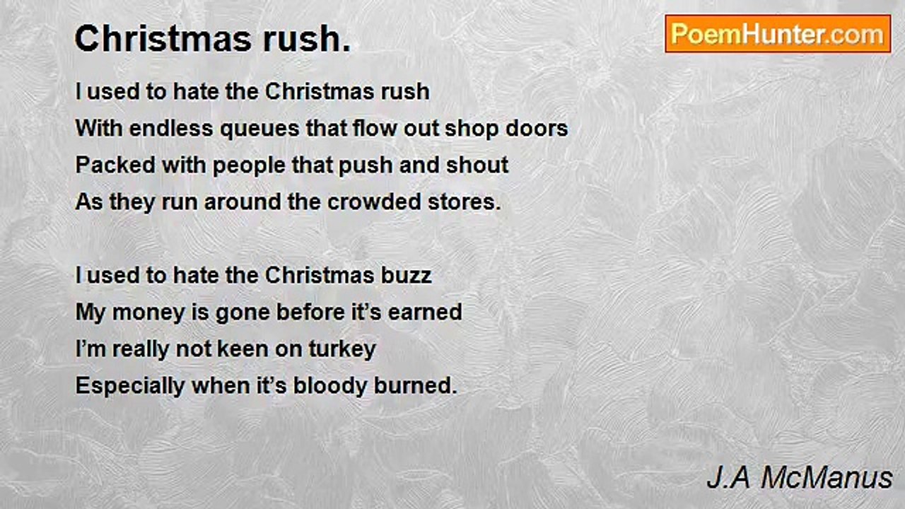 J.A McManus - Christmas rush.