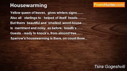 Tsira Gogeshvili - Housewarming