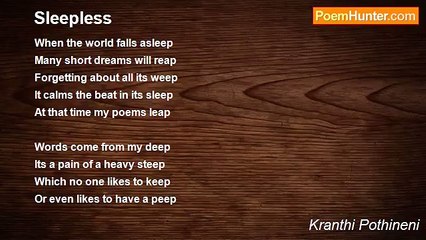 Kranthi Pothineni - Sleepless