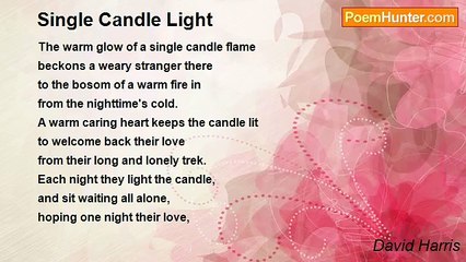 David Harris - Single Candle Light